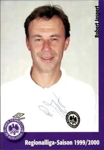 Autogrammkarte Trainer Robert Jaspert, Tennis Borussia Berlin, Autogramm