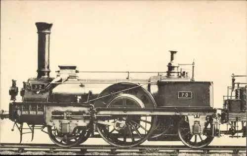 Ak Französische Eisenbahn, Dampflokomotive, Chemin de fer, PO, No 32