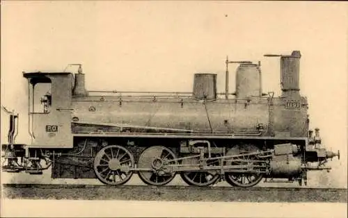 Ak Französische Eisenbahn, Chemin de fer, Locomotive, Sud Ouest, PO