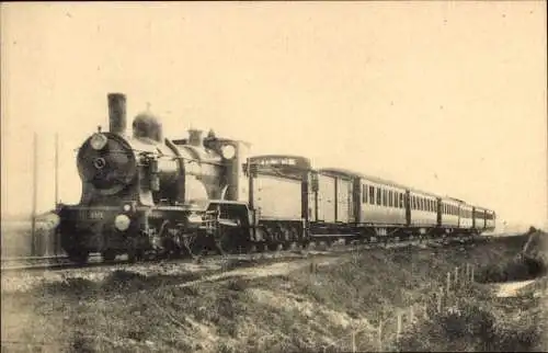 AK Französische Eisenbahn, Chemin de Fer, Locomotive, Nord, Serie 2161 2180