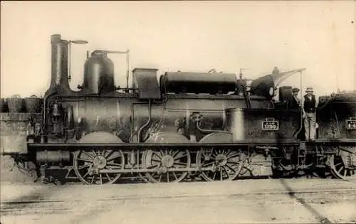Ak Französische Eisenbahn, Machine No. 1150, Locomotives du PLM