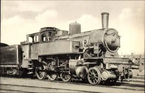 Ak Französische Eisenbahn, Locomotives du Sud Est, Ex. PLM, Machine tender 130 A T 10