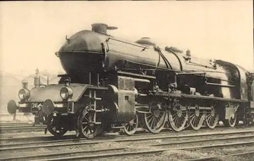 Ak Les Locomotives du Sud-Est, Machine 241 A1, Französische Eisenbahn