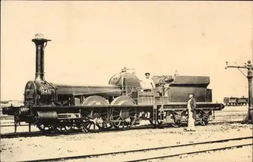 Ak Französische Eisenbahn, Chemin de fer, Locomotive, Orléans, No 345