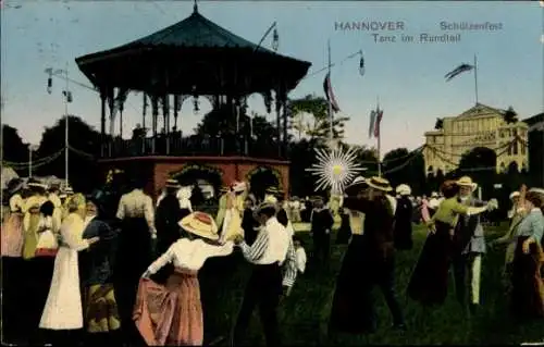 Ak Hannover, Schützenfest, Tanz im Rundteil