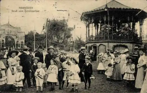Ak Hannover, Schützenfest, Besucher, Kinder