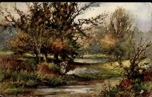 Künstler Ak England, Malerische Landschaft