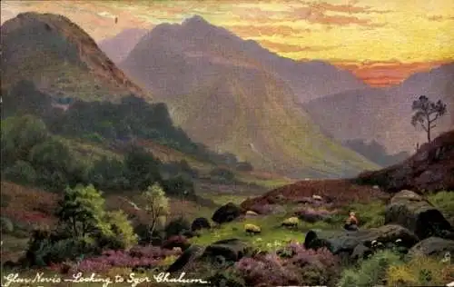 PC Glen Nevis Scotland, Looking to Sgor Chalum