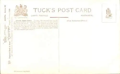 Ak Valetta Malta, Strada Santa Lucia