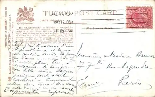 Künstler Ak Payne, H., London, King's Guard at Whitehall, 2nd Life Guards