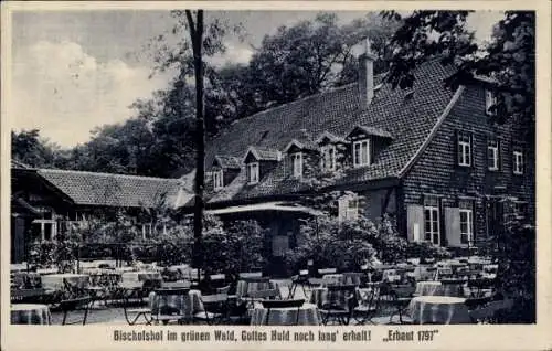 Ak Hannover in Niedersachsen, Waldwirtschaft Bischofshol im grünen Wald, Inh. Adolf Krug