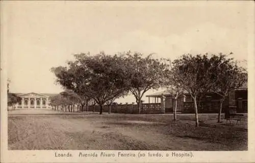 Ak Luanda Loanda Angola, Avenida Alvaro Ferreira, Krankenhaus