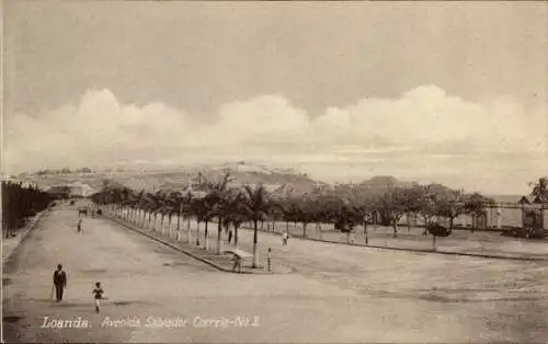 Ak Luanda Loanda Angola, Avenida Salvador Correia