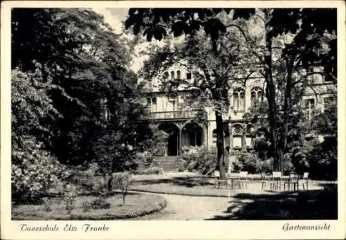 Ak Hannover in Niedersachsen,  Tanzschule Else Franke, Gartenansicht, Maschstraße 5