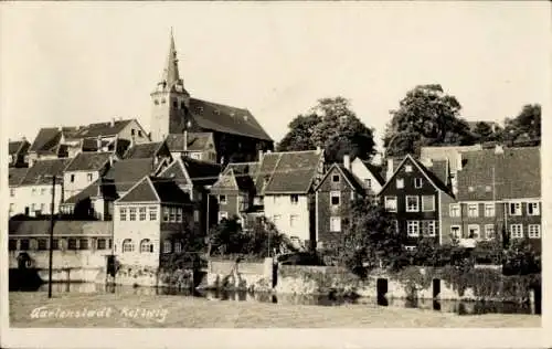 Foto Ak Kettwig Essen im Ruhrgebiet, Altstadt, Kirche