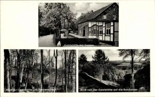Ak Kettwig Essen im Ruhrgebiet, Gaststätte Im Sonnenschein, Ruhrhöhen
