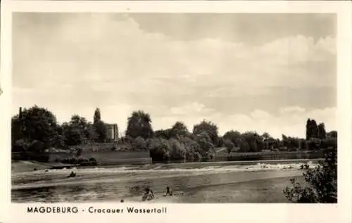 Ak Magdeburg an der Elbe,  Cracauer Wasserfall