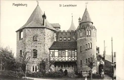 Ak Magdeburg an der Elbe,  St. Lucasklause