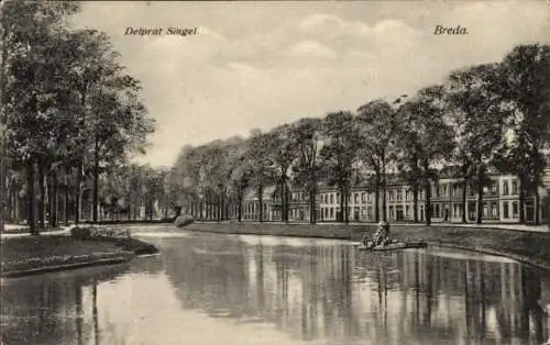 Ak Breda Nordbrabant Niederlande, Delprat Singel, Breda