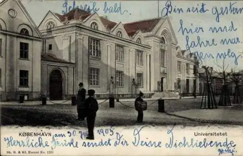 Ak København Kopenhagen Dänemark, Universität