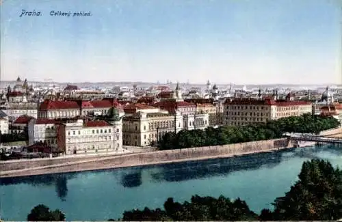 Ak Praha Prag Tschechien, Gesamtansicht