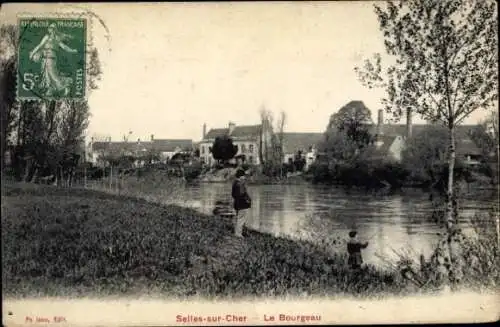 Ak Selles sur Cher Loir et Cher, Bourgeau