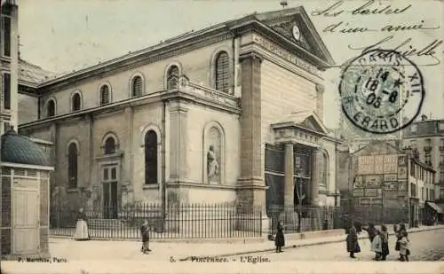 Ak Vincennes Val de Marne, Kirche