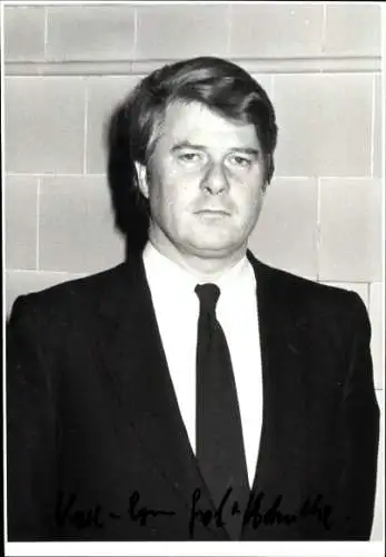 Foto Politiker Karl-Eugen Graf von Hohenthal, Bürgermeister von Staufen, Autogramm