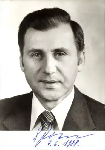 Foto Politiker Dr. Dionys Jobst, Rechtsanwalt, Bundesbahndirektor, Autogramm