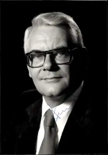 Foto Politiker Klaus Bungert, Oberbürgermeister von Düsseldorf, Autogramm