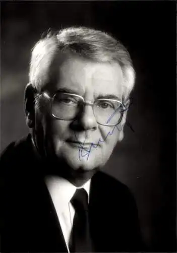 Foto Politiker Klaus Bungert, Oberbürgermeister von Düsseldorf, Autogramm