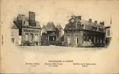 CPA Bellegarde Loiret, Pavillon de la Salamandre, Pavillon de la Antin