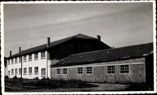 Ak La Teste de Buch Gironde, Schule, Bauwerke, Industrie, Landschaft