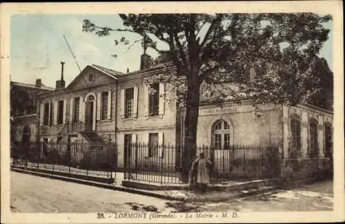 Ak Lormont Gironde, La Mairie, Ecole Maternelle,  Gebäude, guter Zustand
