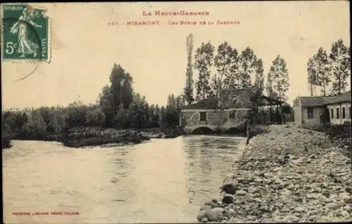 CPA Miramont de Guyenne Lot et Garonne, les Bords de la Garonne