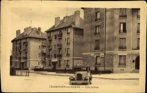 Ak Champigny sur Marne Val de Marne, Cite Jardins