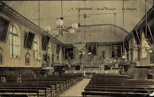 Ak Vaujours Seine Saint Denis, Ecole Fenelon, Chapelle