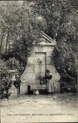 Ak Châtenay sur Seine Aulnay Seine et Marne, Villa Jules Barbier