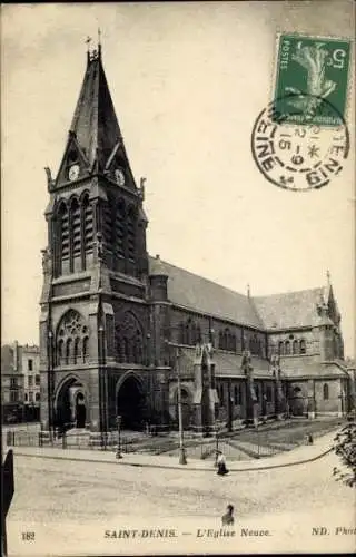 Ak Saint Denis Seine et Marne, Kirche