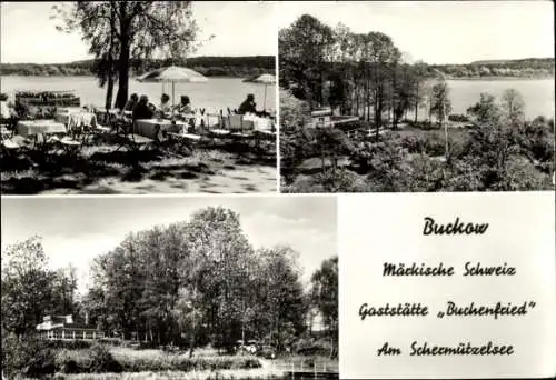Ak Buckow in der Märkischen Schweiz, Schermützelsee, Gaststätte Buchenfried, Märkische Schweiz
