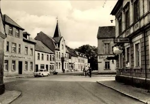 Ak Havelberg in Sachsen Anhalt, Stadtansicht,  Gebäude, Hotel, Gaststätte, Straßenansicht