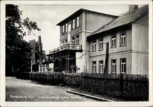 Ak Blankenburg am Harz, Jugendherberge Anton Saefkow