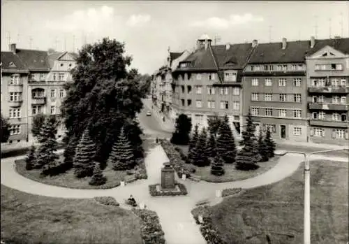 Ak Torgau an der Elbe, Martha Brautzsch Platz, Denkmal