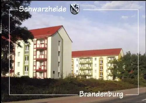 Ak Schwarzheide in der Niederlausitz, Wohnsiedlung Ruhlander Straße