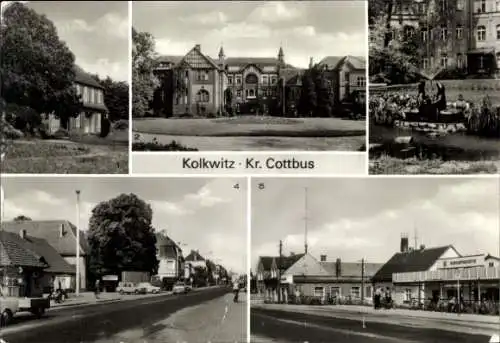 Ak Kolkwitz im Spreewald Niederlausitz,  Kr. Cottbus, Ärztehaus, Krankenhaus, Berliner Straße