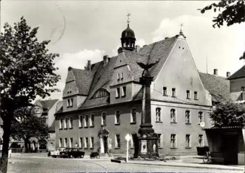 Ak Doberlug Kirchhain in Brandenburg, Rathaus am Markt