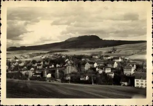 Ak Sehma Sehmatal im Erzgebirge, Blick auf  Bärenstein im Hintergrund, Wolken