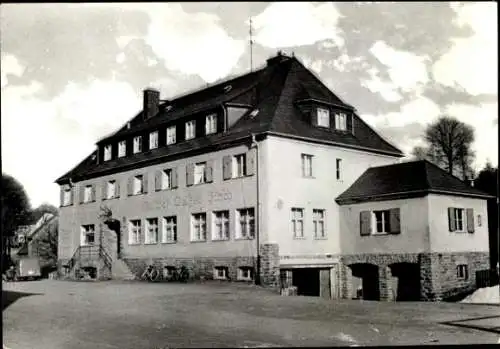 Ak Rübenau Marienberg im Erzgebirge Sachsen, Gasthof Weißer Hirsch