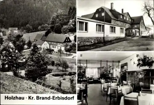 Ak Holzhau Rechenberg Bienenmühle, Fischerbaude, Speise- und Klubraum