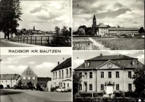 Ak Radibor in Sachsen, Schloss, Teilansicht, Polytechnikum